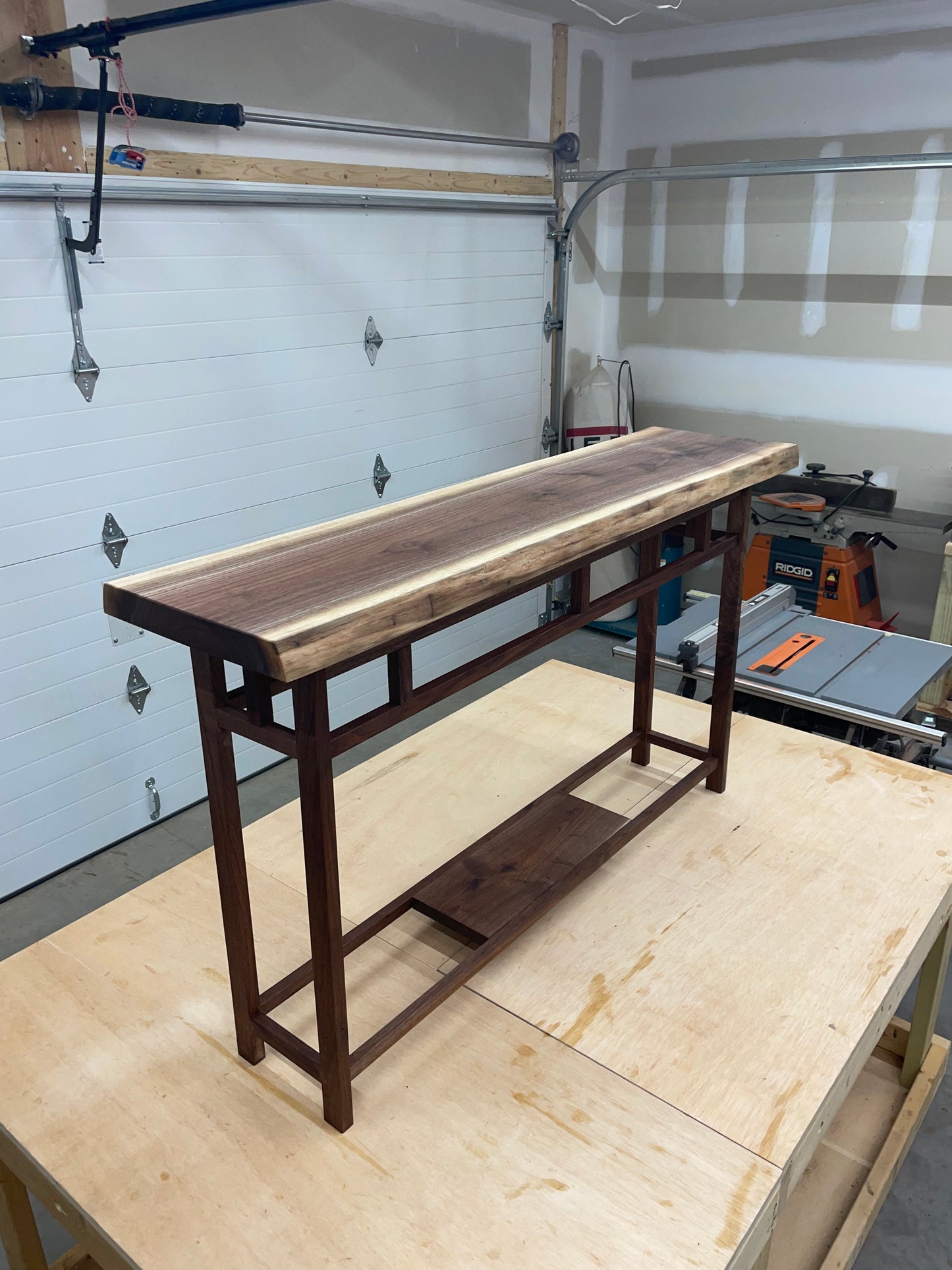 Live Edge Entry Way Table