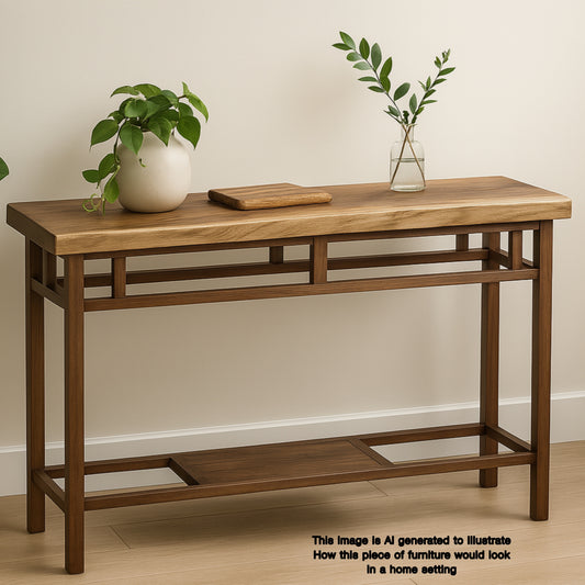 Live Edge Entry Way Table