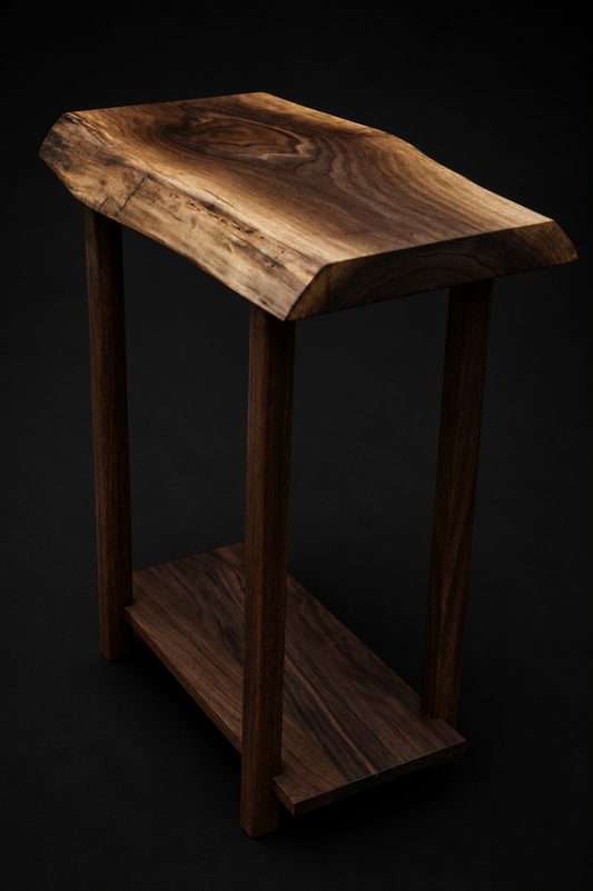 Walnut End Table