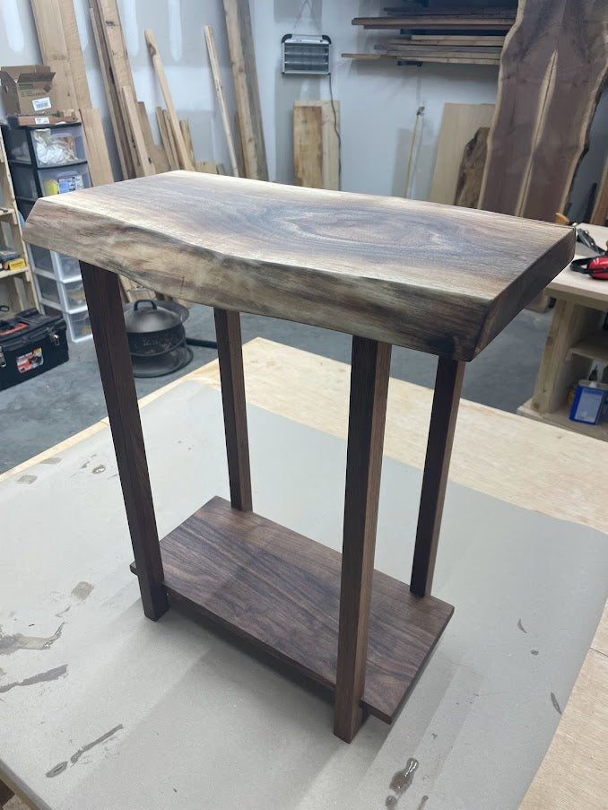 Walnut End Table